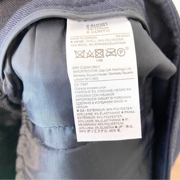 Banana Republic | Heritage Collection Dark Blue Trousers size 6 Short - Picture 6 of 10